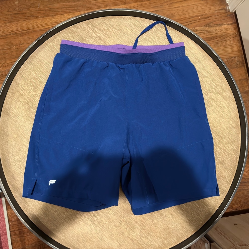 Fabletics Blue Athletic Shorts